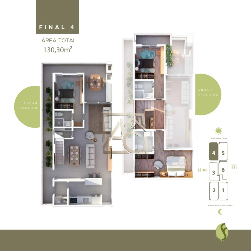 Imagens do imóveis Apartamento Na Planta Á Venda Jardim Do Forte Praia Grande