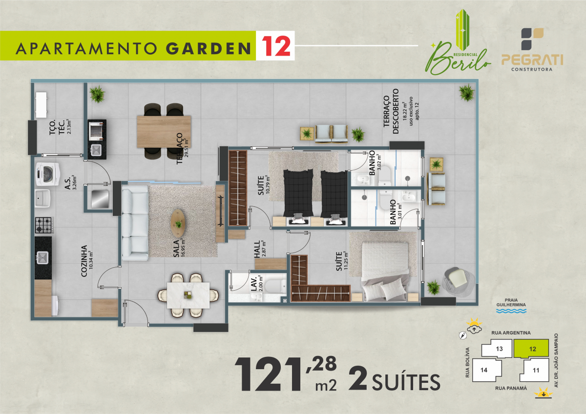 Imagens do imóveis Apartamento À Venda Residencial Berilo Praia Grande