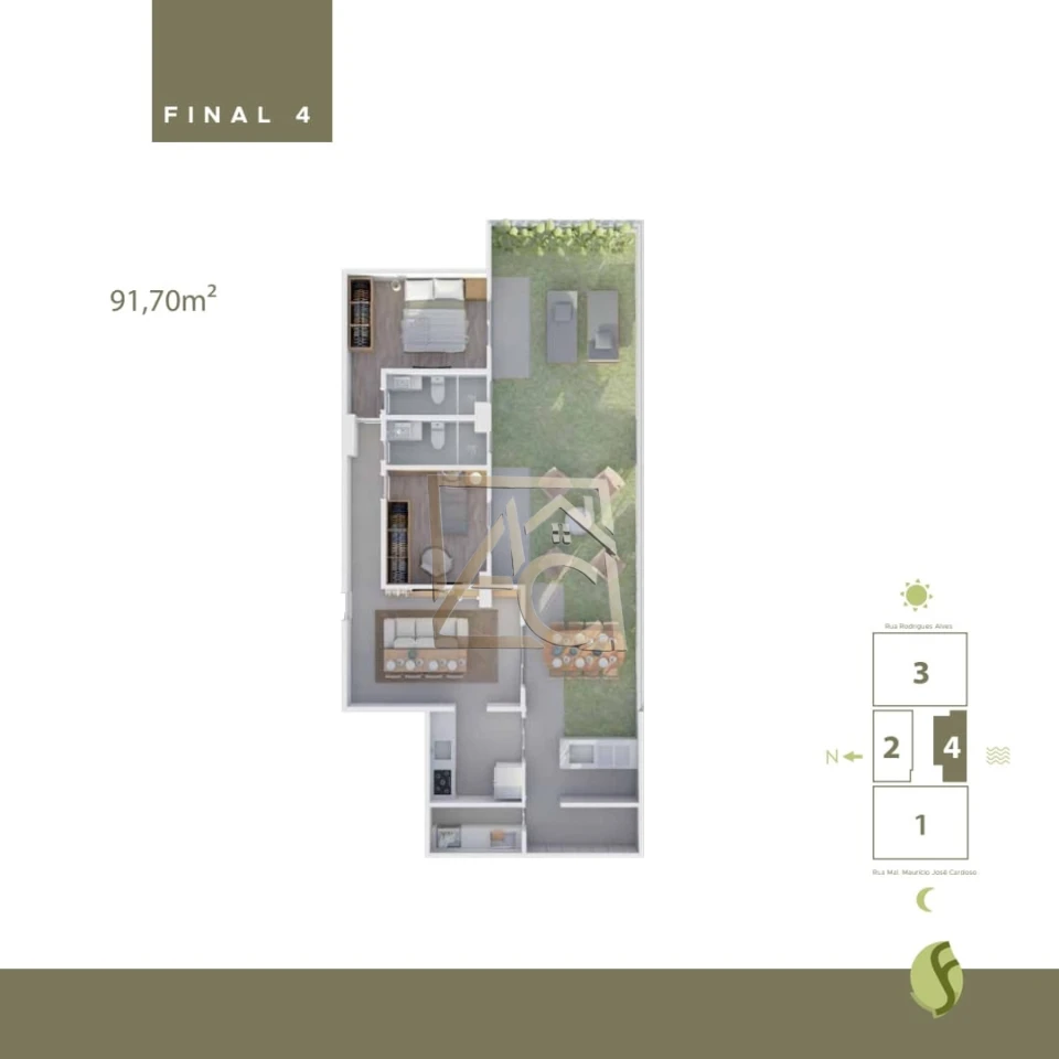 Imagens do imóveis Apartamento Na Planta Á Venda Jardim Do Forte Praia Grande