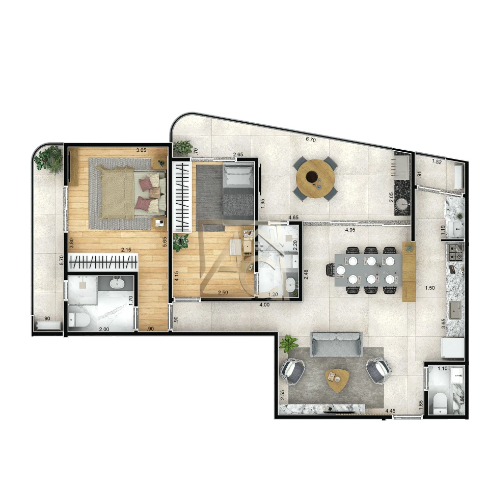 Imagens do imóveis Apartamento Na Planta Á Venda Costa Del Mare Praia Grande