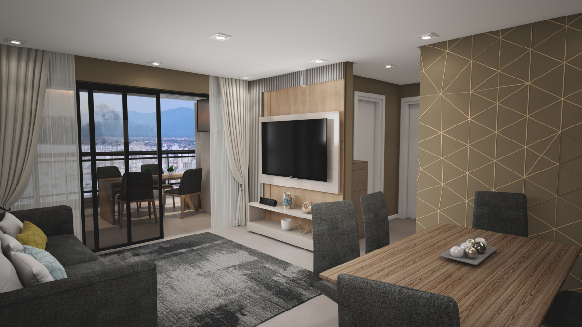 Imagens do imóveis Apartamento À Venda Residencial Berilo Praia Grande