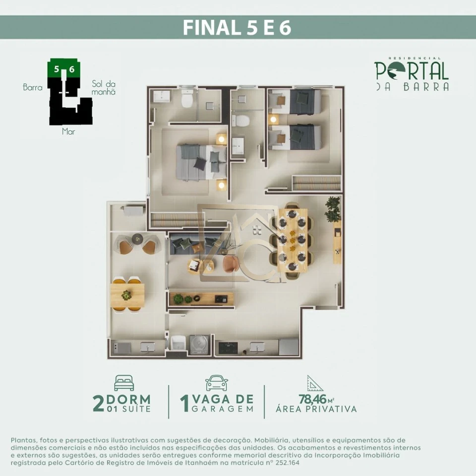Imagens do imóveis APARTAMENTOS DE 2 E 3 DORMITÓRIOS À VENDA NO CENTRO DE ITANHAÉM | LAZER COMPLETO | VISTA PRIVILEGIADA