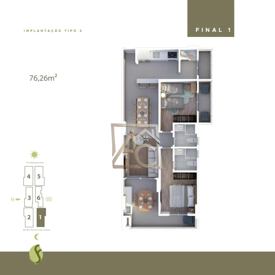 Imagens do imóveis Apartamento Na Planta Á Venda Jardim Do Forte Praia Grande