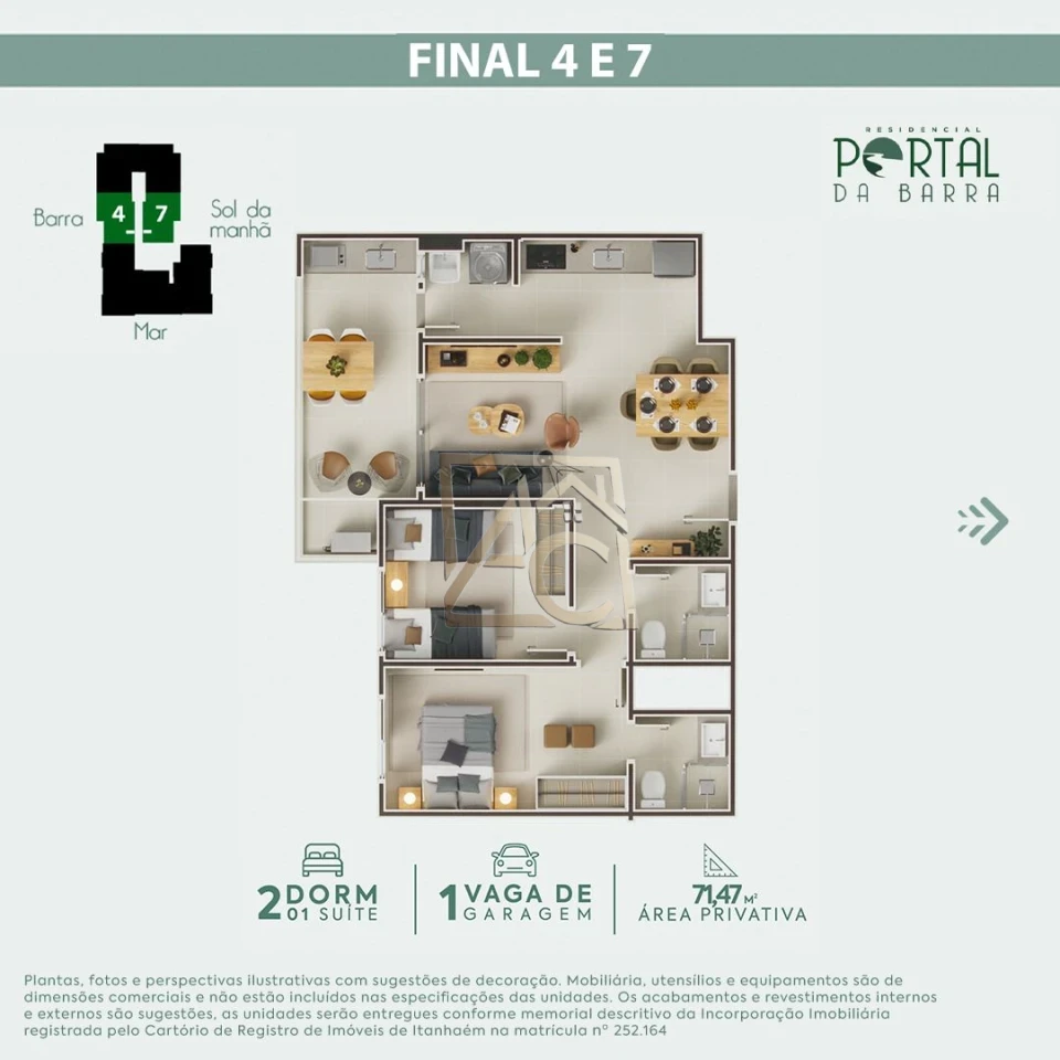 Imagens do imóveis APARTAMENTOS DE 2 E 3 DORMITÓRIOS À VENDA NO CENTRO DE ITANHAÉM | LAZER COMPLETO | VISTA PRIVILEGIADA