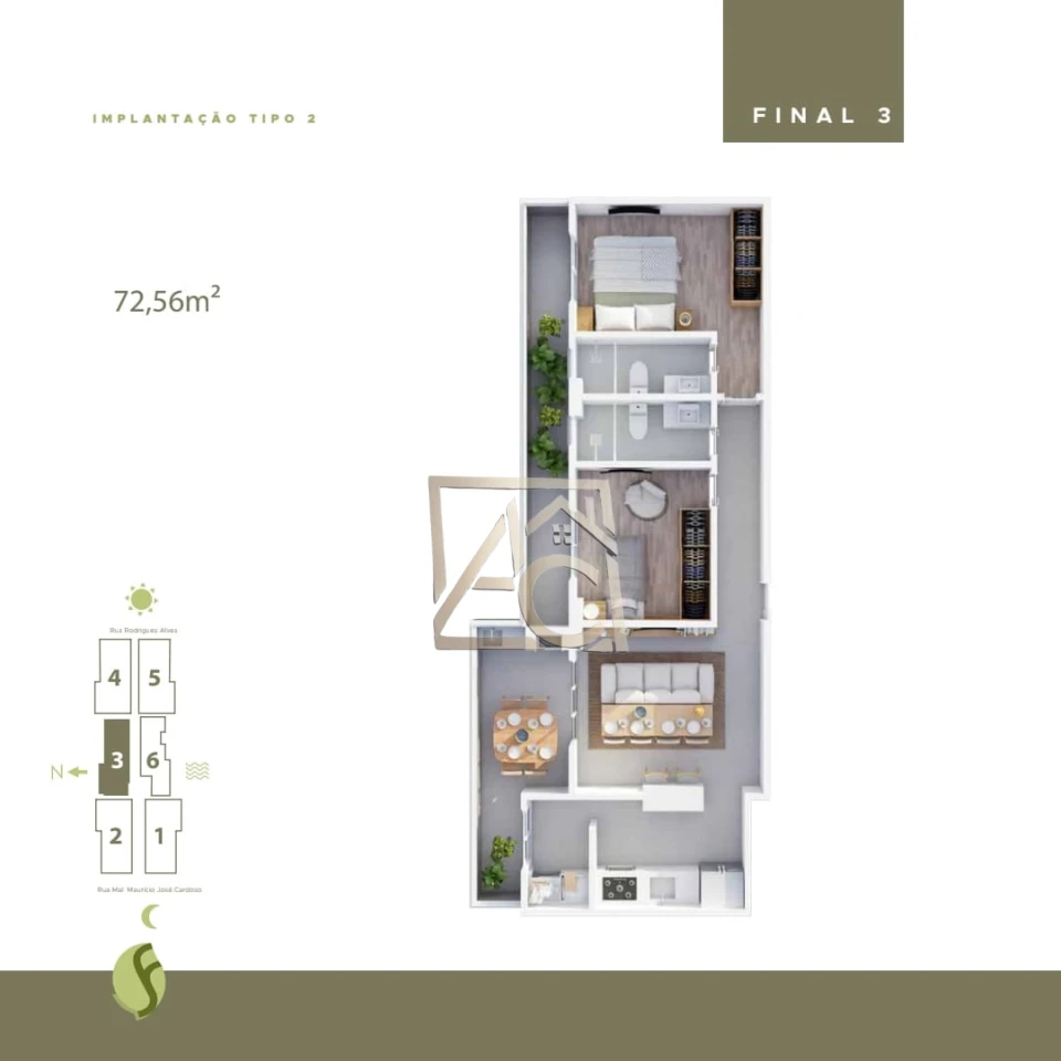 Imagens do imóveis Apartamento Na Planta Á Venda Jardim Do Forte Praia Grande