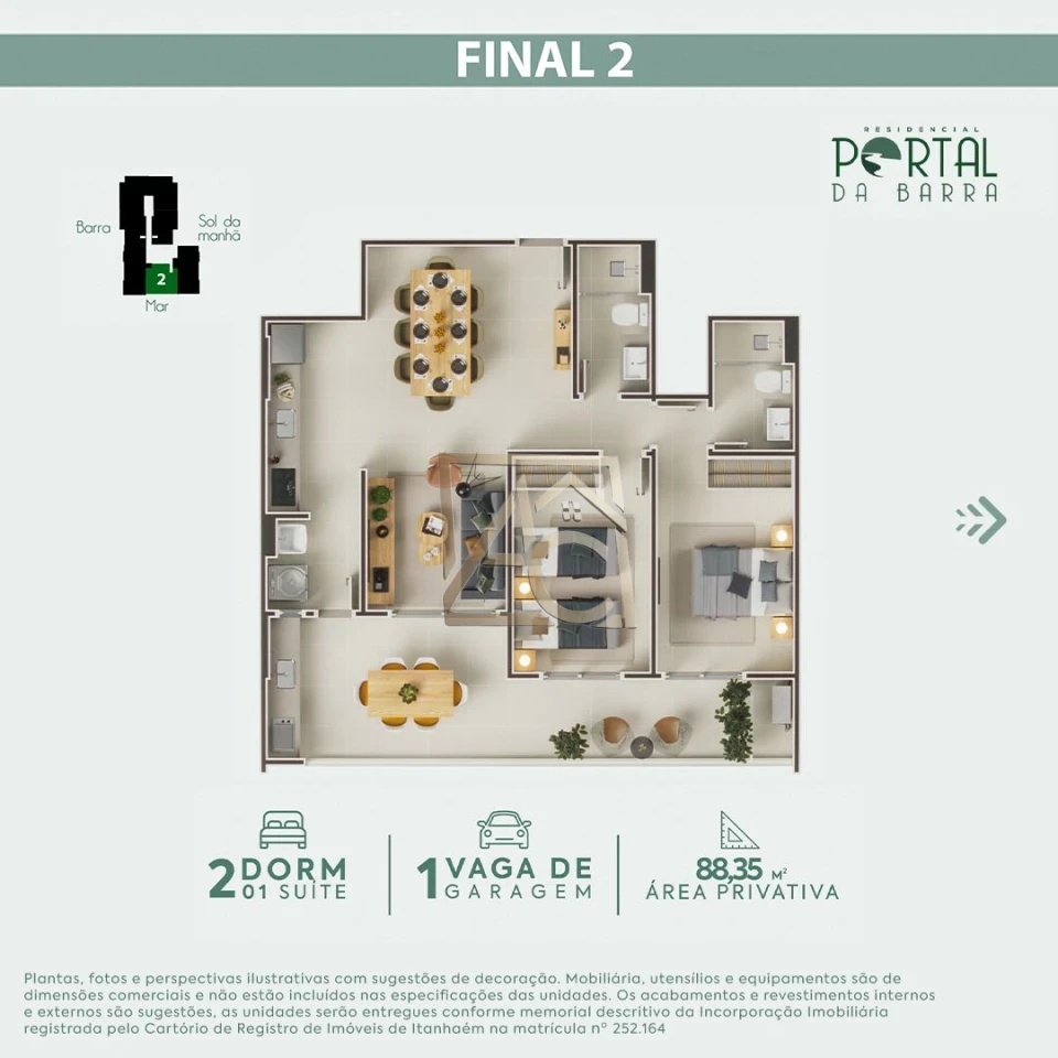 Imagens do imóveis APARTAMENTOS DE 2 E 3 DORMITÓRIOS À VENDA NO CENTRO DE ITANHAÉM | LAZER COMPLETO | VISTA PRIVILEGIADA