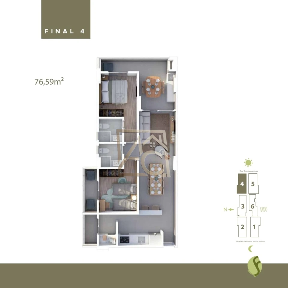 Imagens do imóveis Apartamento Na Planta Á Venda Jardim Do Forte Praia Grande