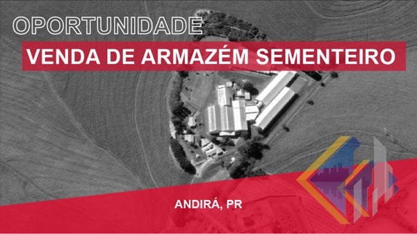 Centro de distribuição e armazenamento de sementes à venda no Norte do PR