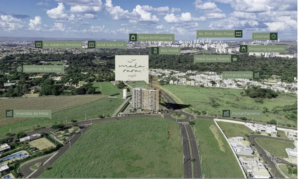 MATA RARA -  APARTAMENTO 57m² -  zona sul região do Vivenda da Mata