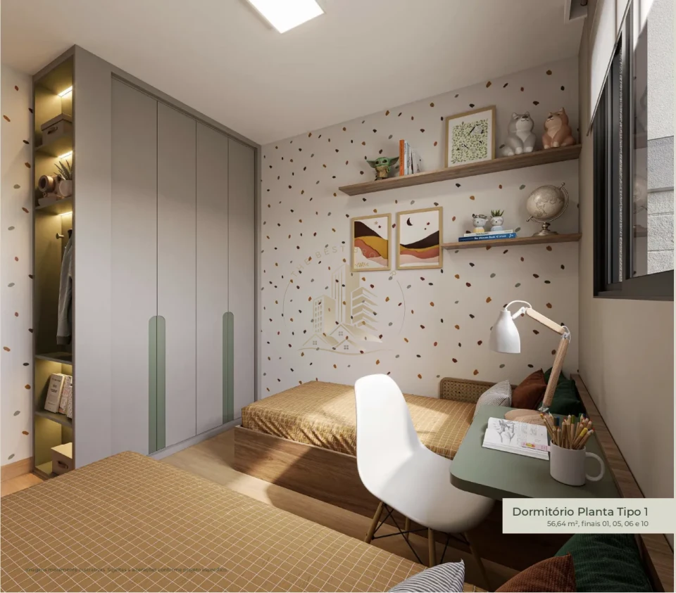 MATA RARA -  APARTAMENTO 57m² -  zona sul região do Vivenda da Mata