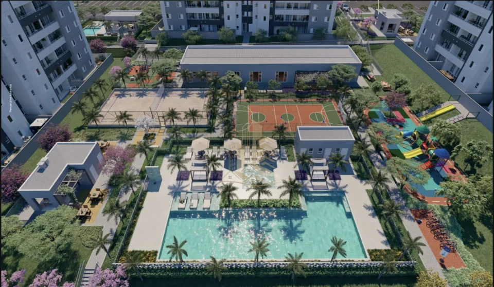 VILLAGE PARK - apartamento 58 m² -  Guapore