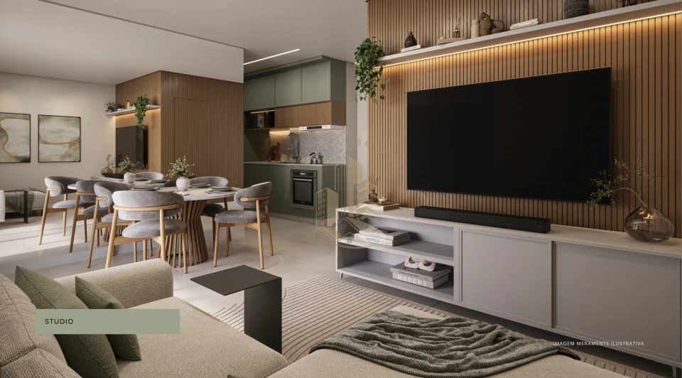 RAO HOME INNOVATION - APARTAMENTO 55m² - A 50 METROS DA AV JOAO FIUSA
