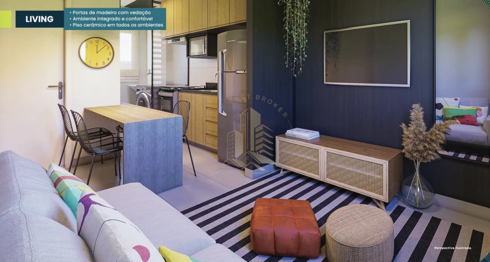 NOVA IORQUE - APARTAMENTO 39 m² - Parque dos Lagos