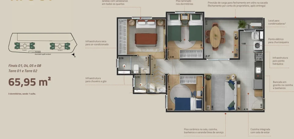 ALMA PANANMBY - APARTAMENTO 66 M² - PANAMBY