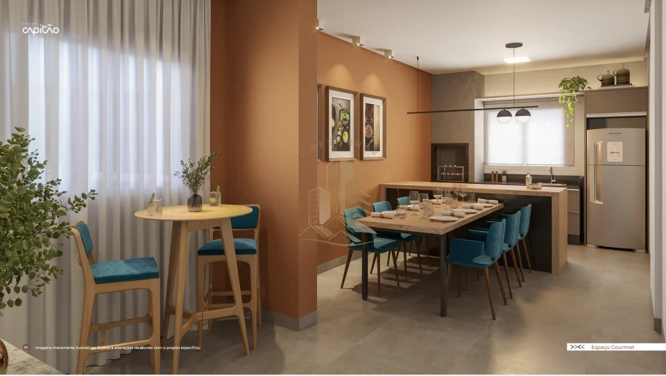 CAPITÃO -  APARTAMENTO 55 m² -  CAMPOS ELISEOS