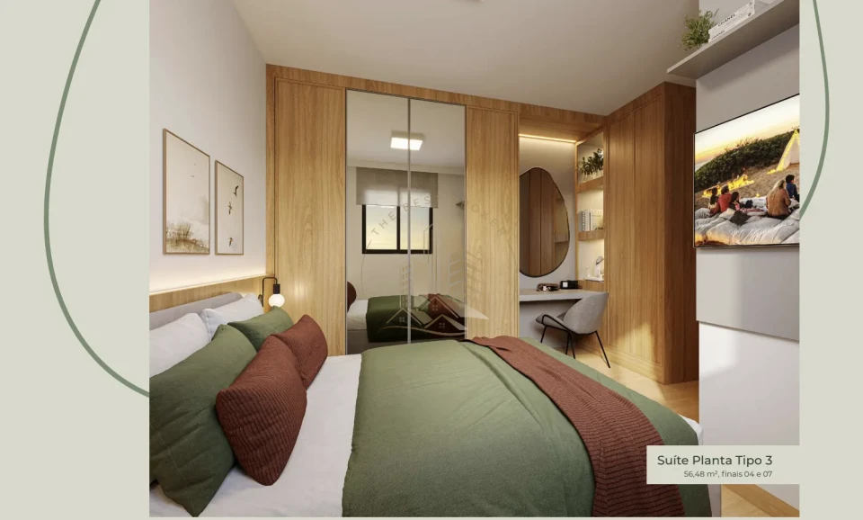 MATA RARA -  APARTAMENTO 57m² -  zona sul região do Vivenda da Mata