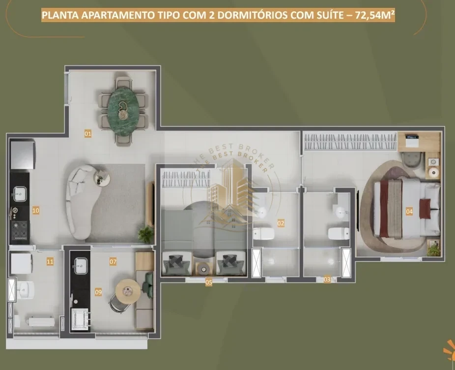 JUQUEHY - APARTAMENTO DE 70 m²  - NO PANAMBY