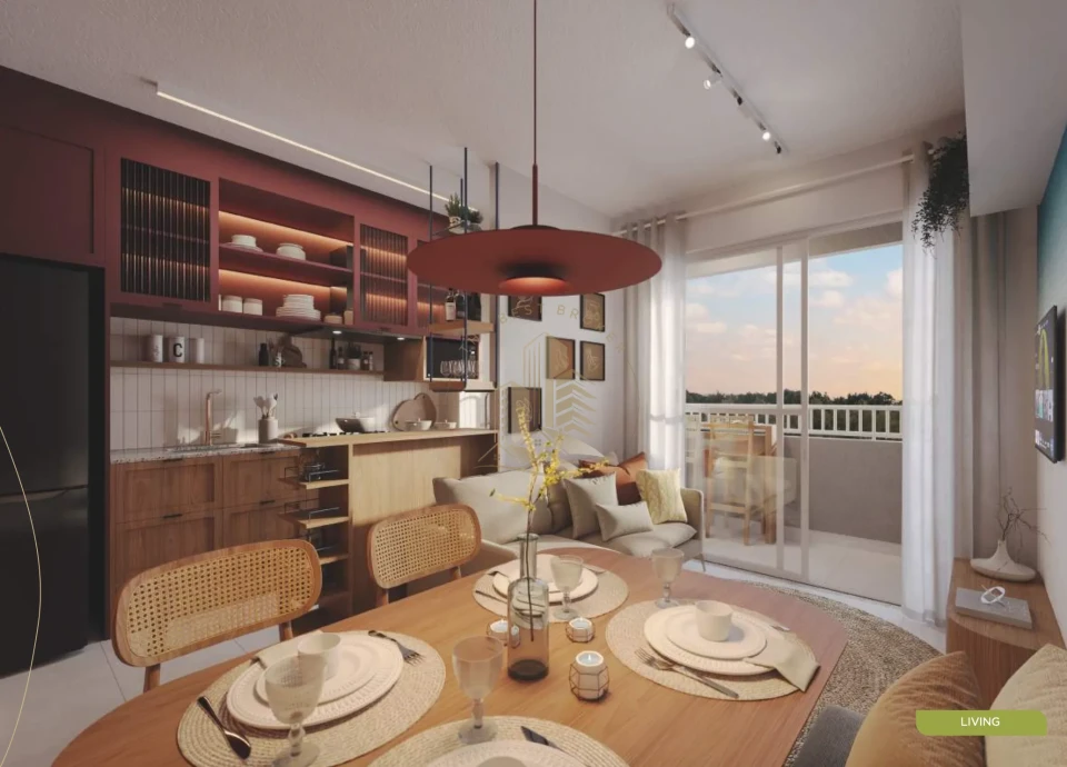 VILLAGE GAIA - APARTAMENTO 50 M² -  JARDIM GUAPORE