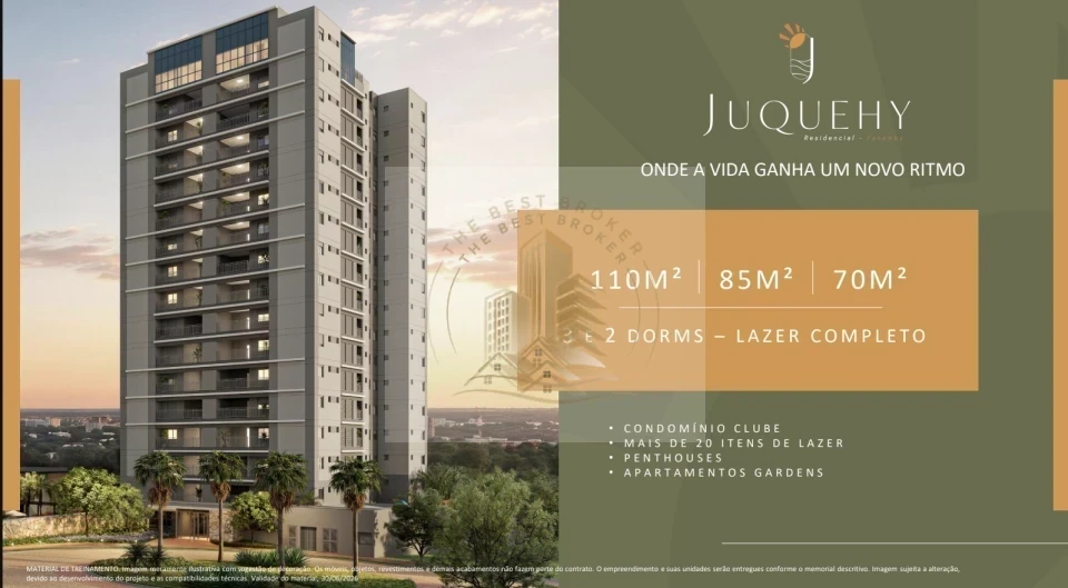 JUQUEHY - APARTAMENTO DE 70 m²  - NO PANAMBY