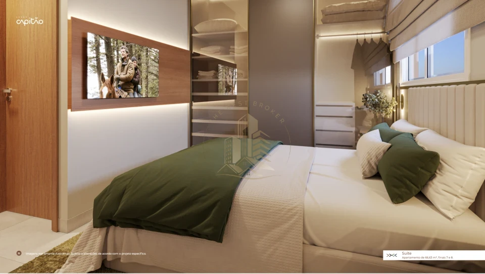 CAPITÃO -  APARTAMENTO 55 m² -  CAMPOS ELISEOS