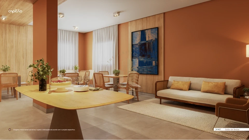 CAPITÃO -  APARTAMENTO 55 m² -  CAMPOS ELISEOS