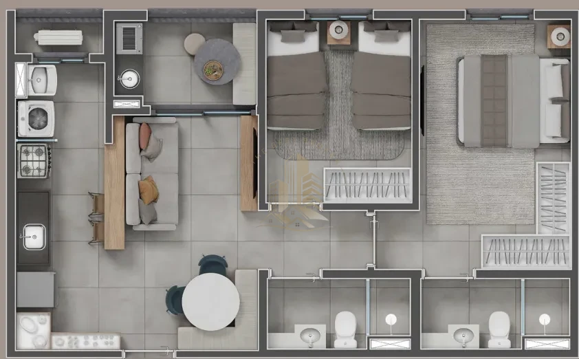 CERQUEIRA 2164 - APARTAMENTO 59m² - Jardim Sumaré