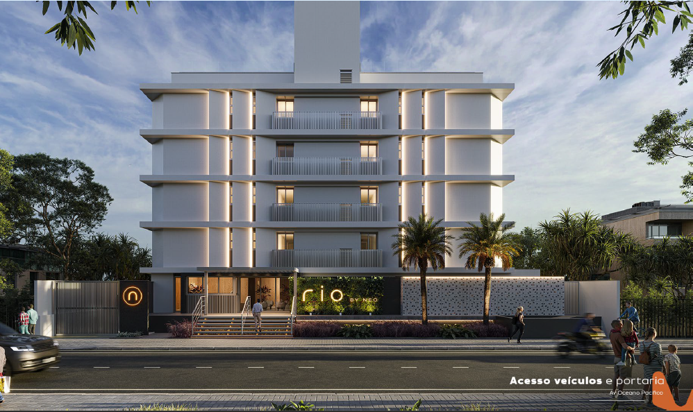 Imagens do imóveis FLAT À BEIRA MAR À VENDA, 24m², 1 QUARTO, ÁREA DE LAZER COMPLETA, SUL, VAGA ROTATIVA, INTERMARES