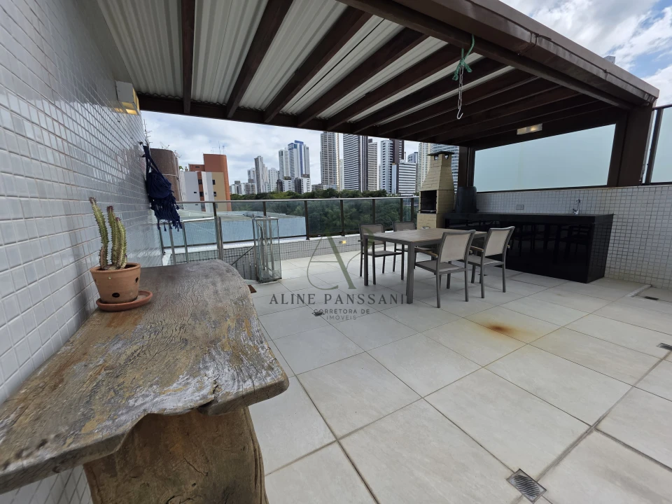 Imagens do imóveis COBERTURA À VENDA, 133M², 02 QUARTOS SENDO 1 SUÍTE, ÁREA EXTERNA COM JACUZZI PRIVATIVA, NASCENTE SUL, CABO BRANCO