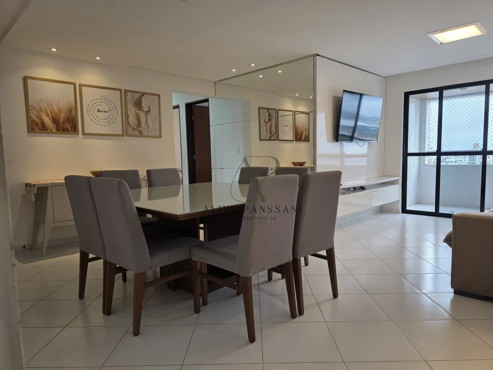 Imagens do imóveis APARTAMENTO PARA LOCAÇÃO EM INTERMARES COM 113m², 3 QUARTOS, 1 SUÍTE, DCE COMPLETA, DUAS VARANDAS, NASCENTE SUL, 1 VAGA COBERTA