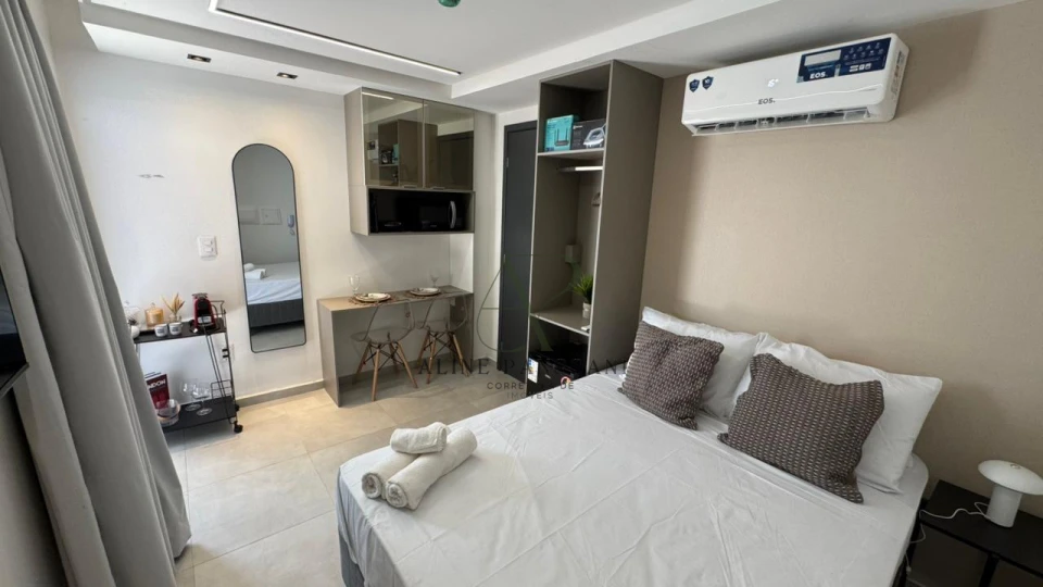 Imagens do imóveis FLAT À VENDA NO JARDIM OCEANIA, 26M², PORTEIRA FECHADA, COM HIDRO, A 150M DO MAR