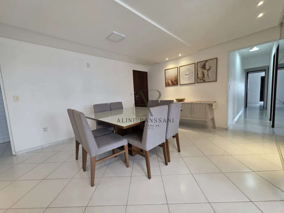 Imagens do imóveis APARTAMENTO PARA LOCAÇÃO EM INTERMARES COM 113m², 3 QUARTOS, 1 SUÍTE, DCE COMPLETA, DUAS VARANDAS, NASCENTE SUL, 1 VAGA COBERTA