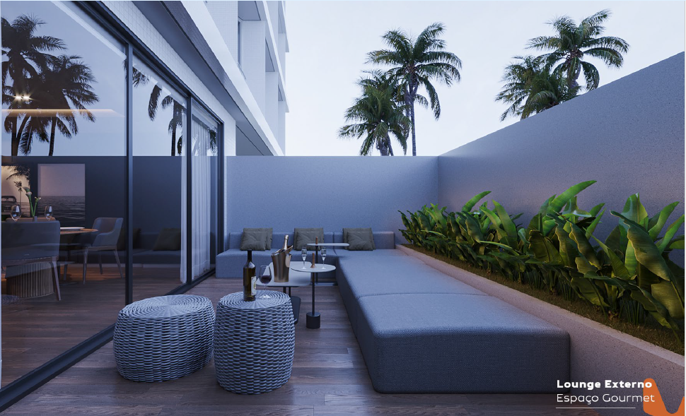 Imagens do imóveis FLAT À BEIRA MAR À VENDA, 24m², 1 QUARTO, ÁREA DE LAZER COMPLETA, SUL, VAGA ROTATIVA, INTERMARES