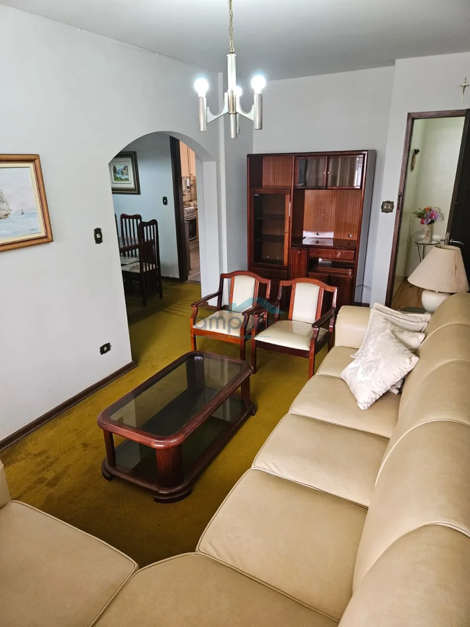 APARTAMENTO 100% MOBILIADO PARA LOCAÇÃO NO CENTRO, ED. CASA BLANCA.