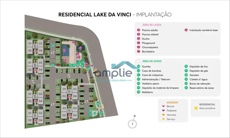 Imagens do imóveis APARTAMENTO PARA LOCAÇÃO - RESIDENCIAL LAKE DA VINCI