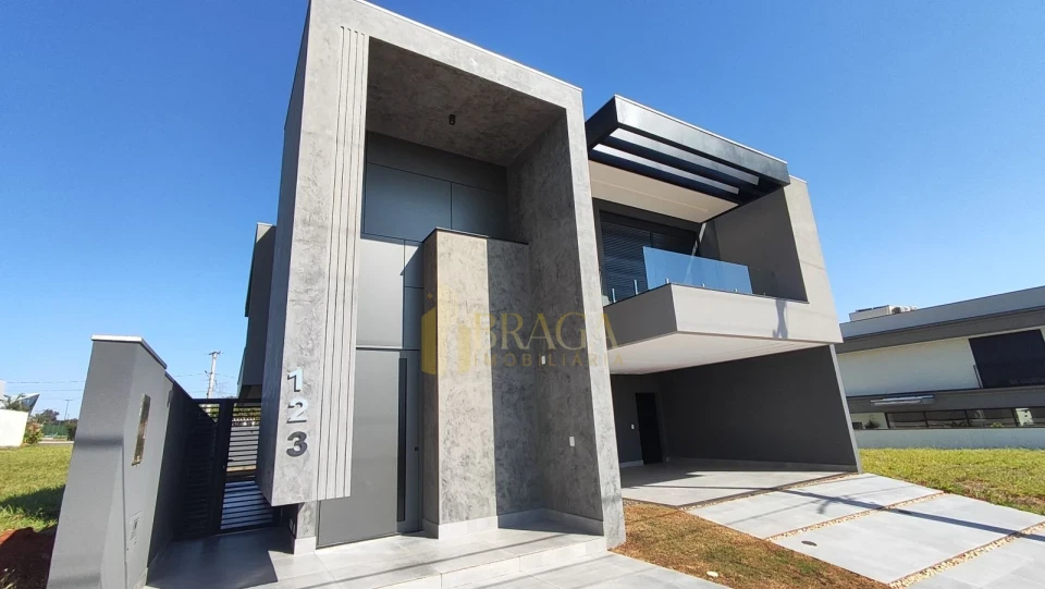 Lindo Sobrado À Venda No Condomínio Residencial Shalon em Campo Grande