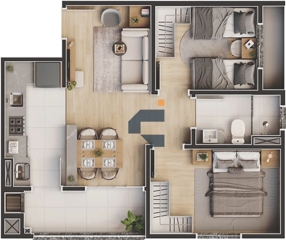 Imagens do imóveis Apartamento À Venda Babitonga Beach Club Itapoa