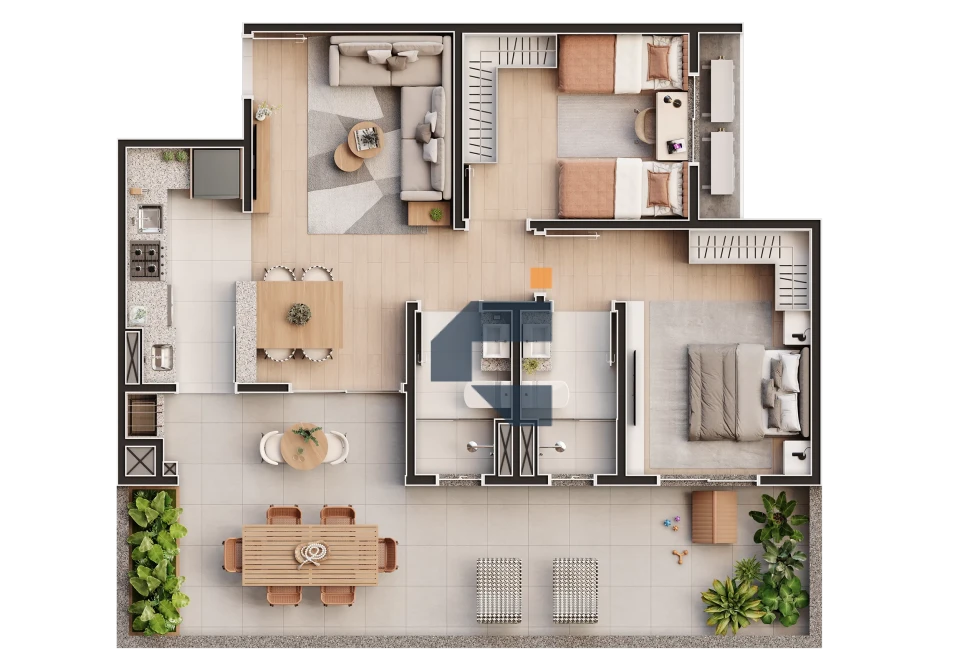 Apartamento Na Planta À Venda Amanay Beach Club Itapoa