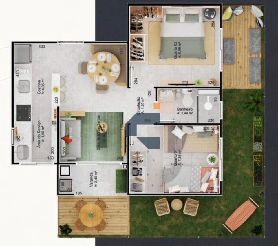 Apartamento Na Planta À Venda North Plaza Cascavel