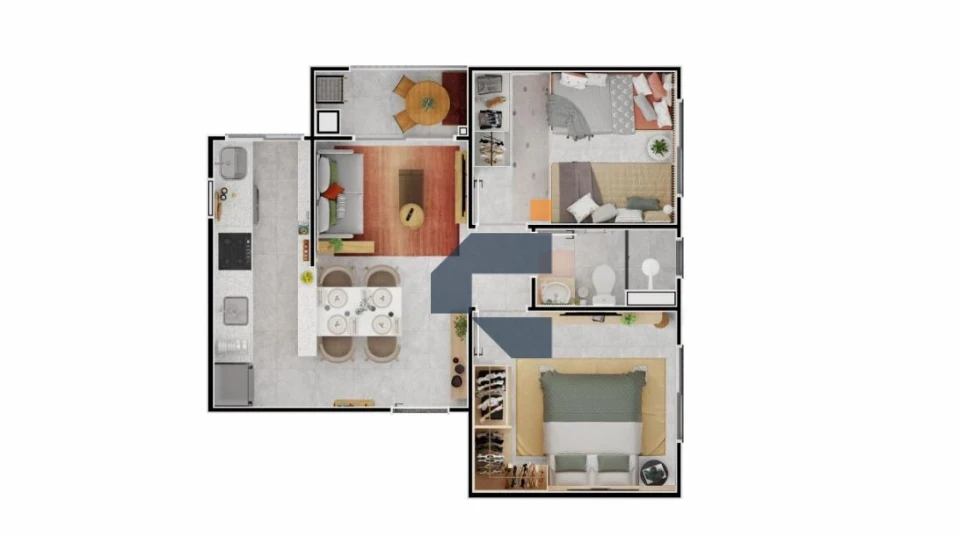 Apartamento Na Planta À Venda North Plaza Cascavel