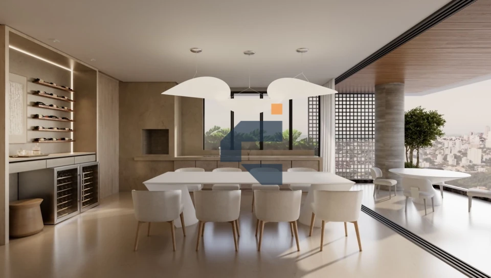 Apartamento com 1 suíte master + 2 suítes à venda, 204 m² por R$ 2.444. - Country - Cascavel/PR
