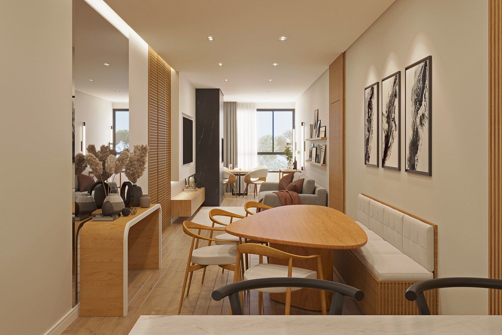 Imagens do imóveis Apartamento com 3 dormitórios à venda, 122 m² por R$ 874.793 - Country - Cascavel/PR
