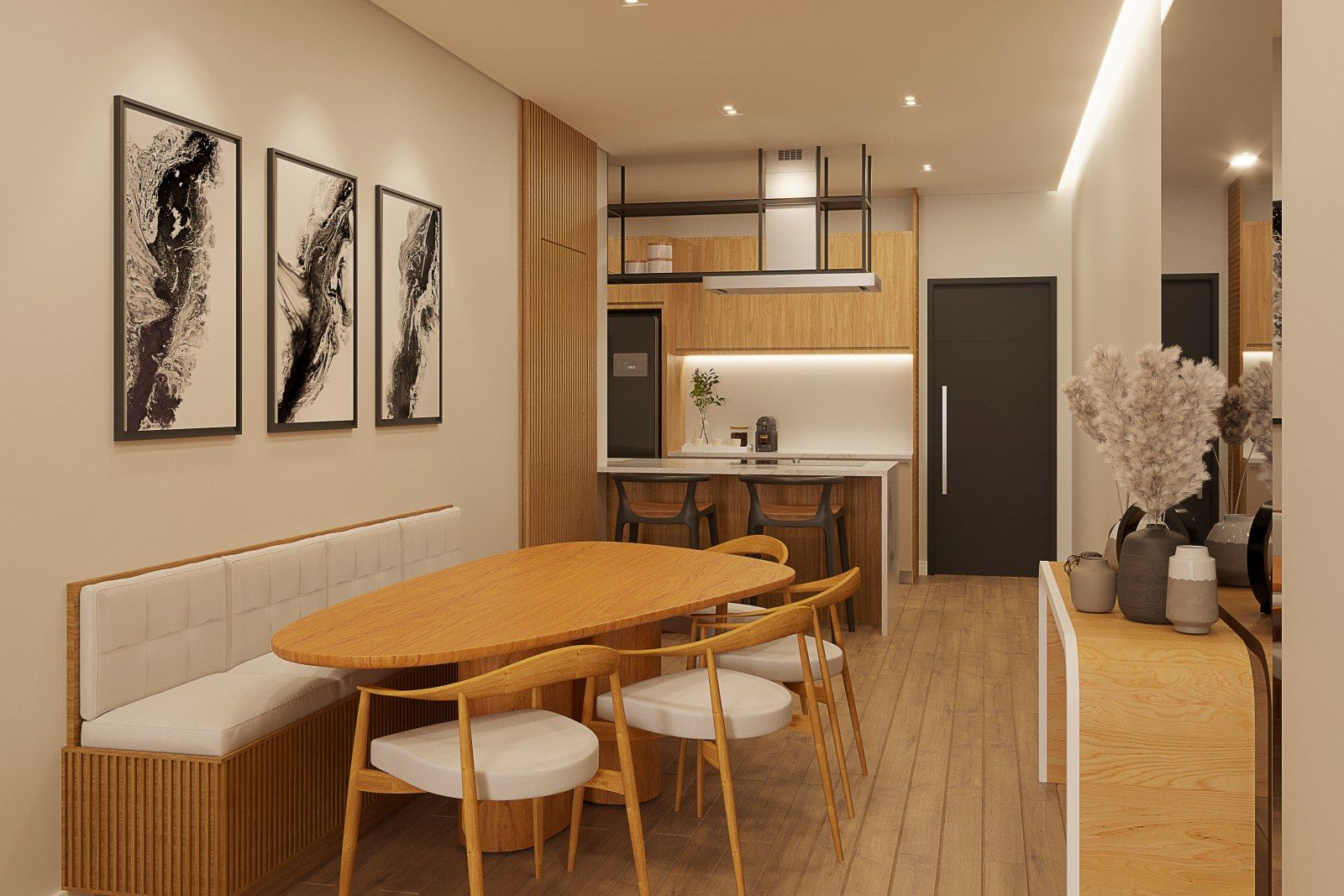 Imagens do imóveis Apartamento com 3 dormitórios à venda, 122 m² por R$ 874.793 - Country - Cascavel/PR