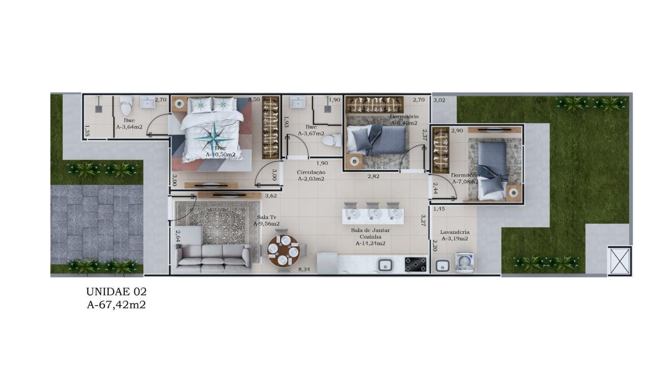 Imagens do imóveis Casa com 3 dormitórios à venda, 75 m² por R$ 499.900 - Brasmadeira - Cascavel/PR