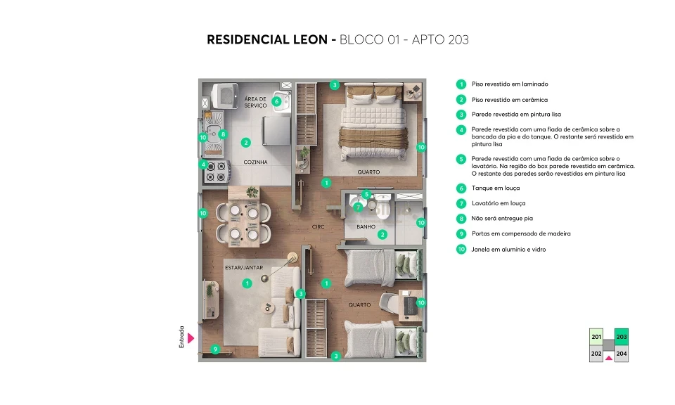 Imagens do imóveis Residencial Leon