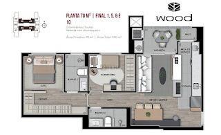 Imagens do imóveis Apartamento à venda no Condomínio Ed. Wood - Bairro Terra Bonita