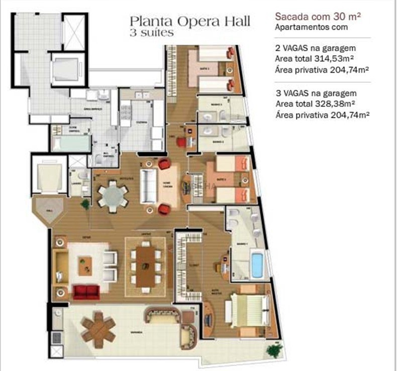 Imagens do imóveis Exelente apartamento no EDIFÍCIO OPERA HOUSE RESIDENCE CLUB - Jardim Londrilar