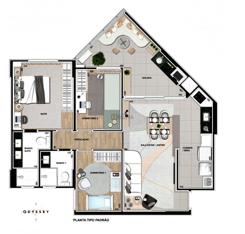 Imagens do imóveis Apartamento à venda no condomínio Ed. Odyssey