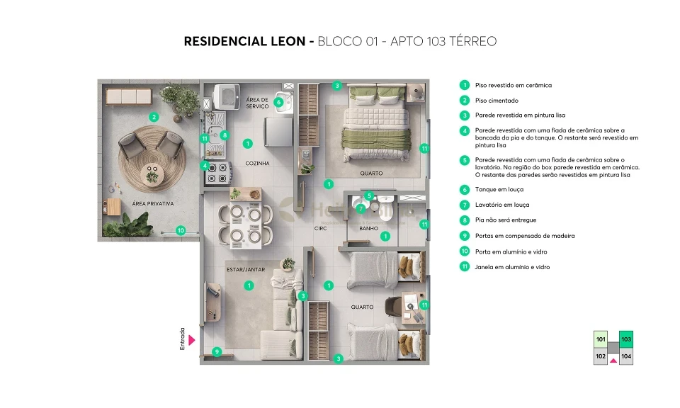 Imagens do imóveis Residencial Leon