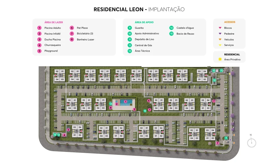 Imagens do imóveis Residencial Leon