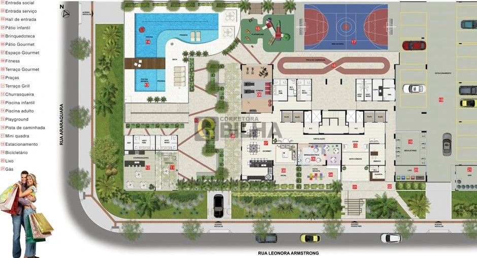 Imagens do imóveis Apartamento à venda no condomínio Ed. Terraparque no bairro Champagnat